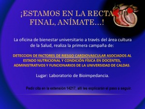 ESTAMOS EN LA RECTA FINAL
