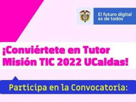 Postúlese como tutor en la Misión TIC 2022