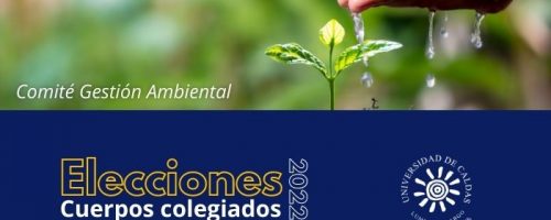 Imagen que muestra una planta y una mano con el texto de cuerpos colegiados
