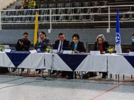 Imagen que muestra los diferentes rectores de universidades con el presidente Gustavo Petro