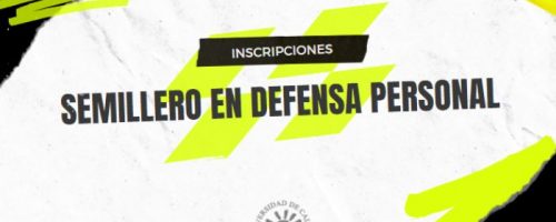 Imagen que contiene el texto: Semillero de defensa personal