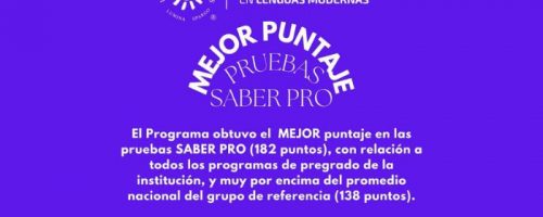 Mejor puntaje de pruebas saber pro en inglés