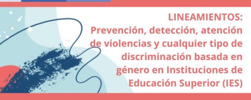 Brochure de los lineamientos del ministerio de educación