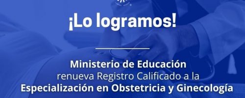 Imagen que dice: lo logramos, añisuvo a la especialización en obstetricia y ginecologia