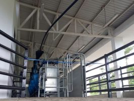 Máquina de ordeño de leche