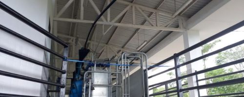 Máquina de ordeño de leche