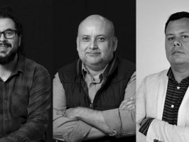 profesores Julio Ernesto Jiménez Betancourt, Juan Pablo Flórez y Didier Andrés Ospina Osorio