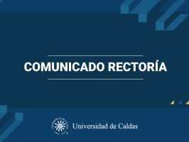 Imagen que muestra el texto, comunicado de rectoría