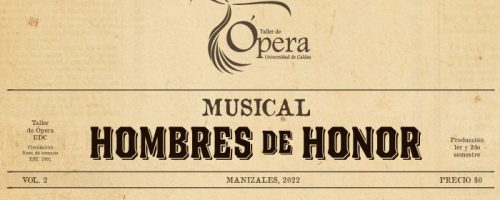 Brochure de musical hombre de honor