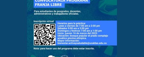 inscripciones franja libre