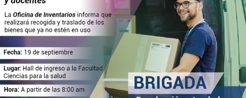 se hará brigada para recolección de inventarios