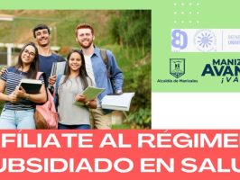afíliate al régimen subsidiado de salud