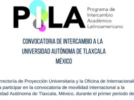 Convocatoria abierta de intercambio en la Universidad Autónoma de Tlaxcala México