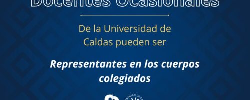 participación de docentes ocasionales como representantes en los cuerpos colegiados